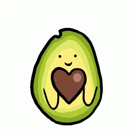 avocado thanks gif